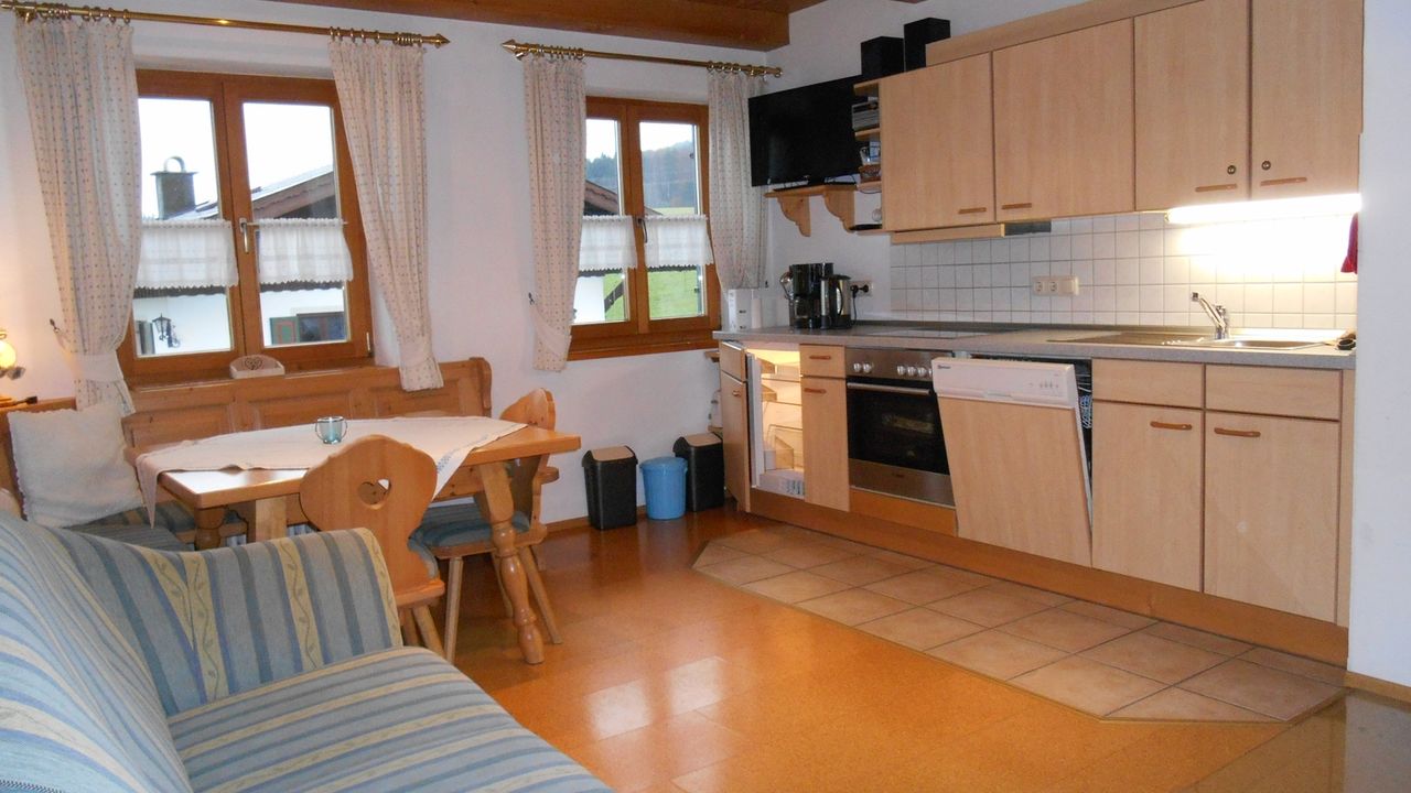 Wohnbereich der Wohnung "Hörndlwand" Wohnbereich der Wohnung "Hörndlwand"